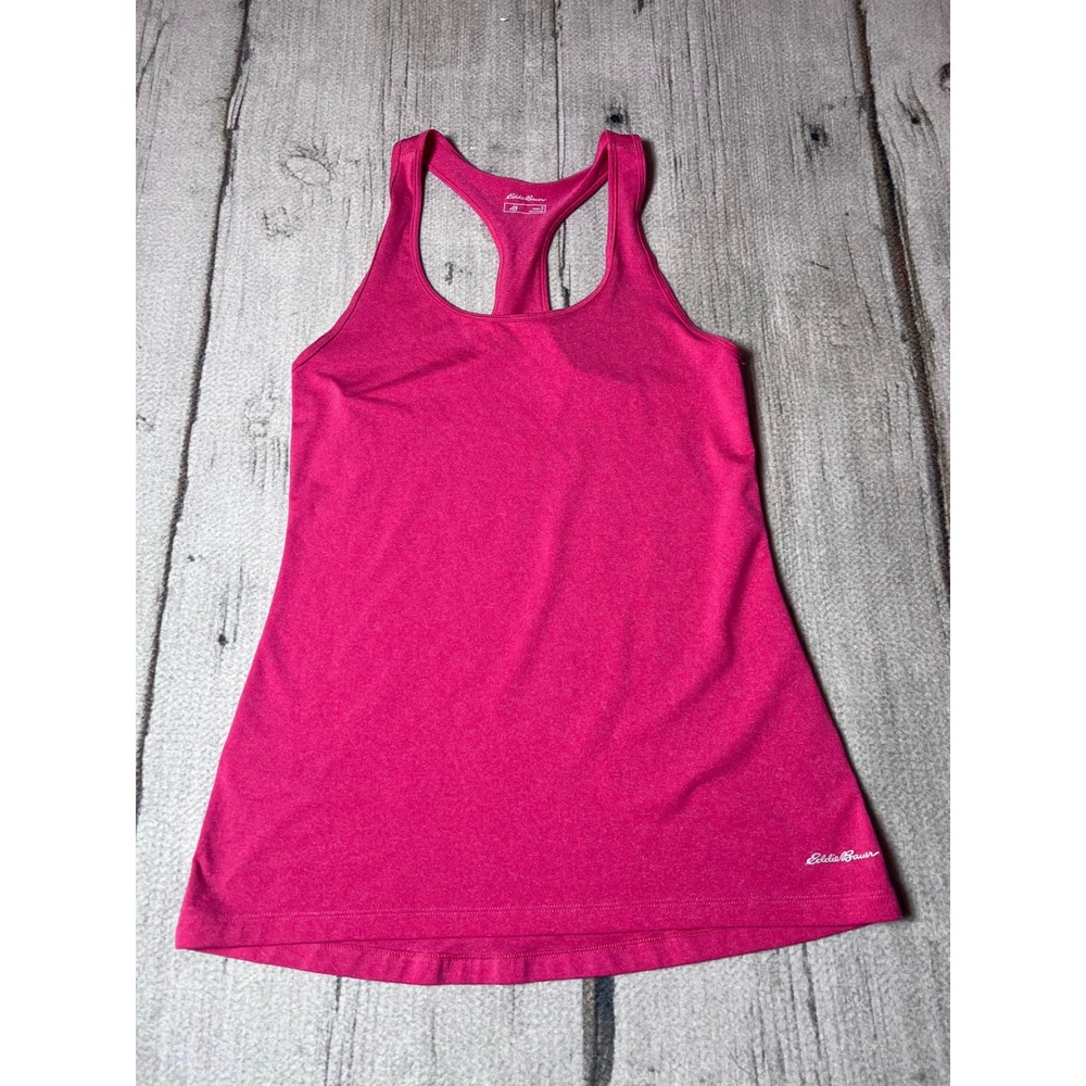 Eddie Bauer Pink‎ Racerback Athletic Tank Top Womens Size Small FREE DRY